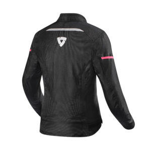 Road Jacket Rev'It Sprint H2O Ladies Black/Pink - Image 2
