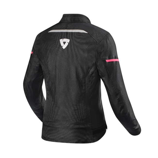 Road Jacket Rev'It Sprint H2O Ladies Black/Pink - Image 2
