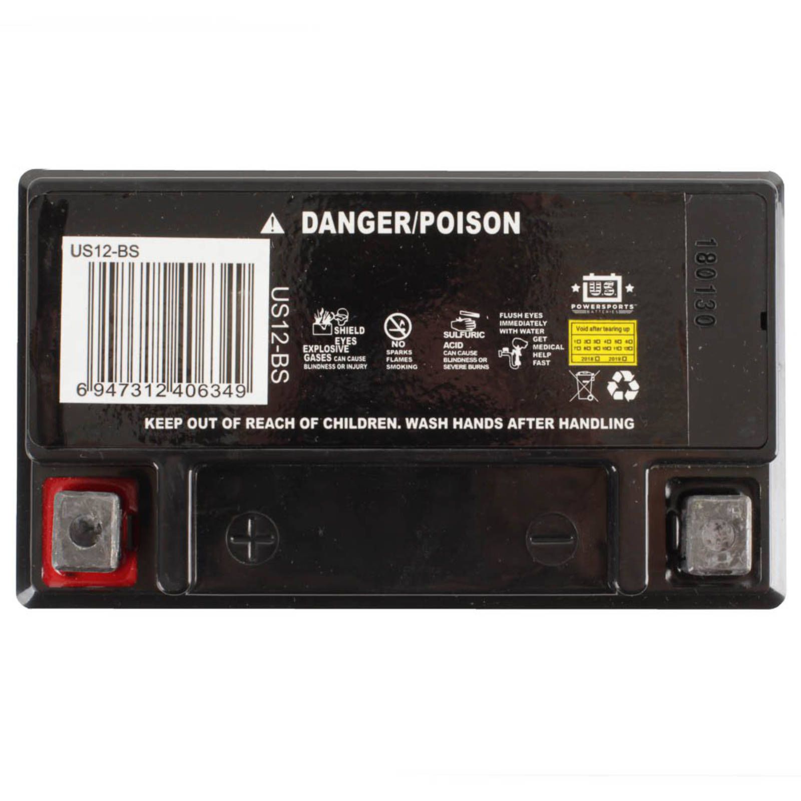 USPS AGM BATTERY USX12-BS YTX12-BS *4 - Image 3