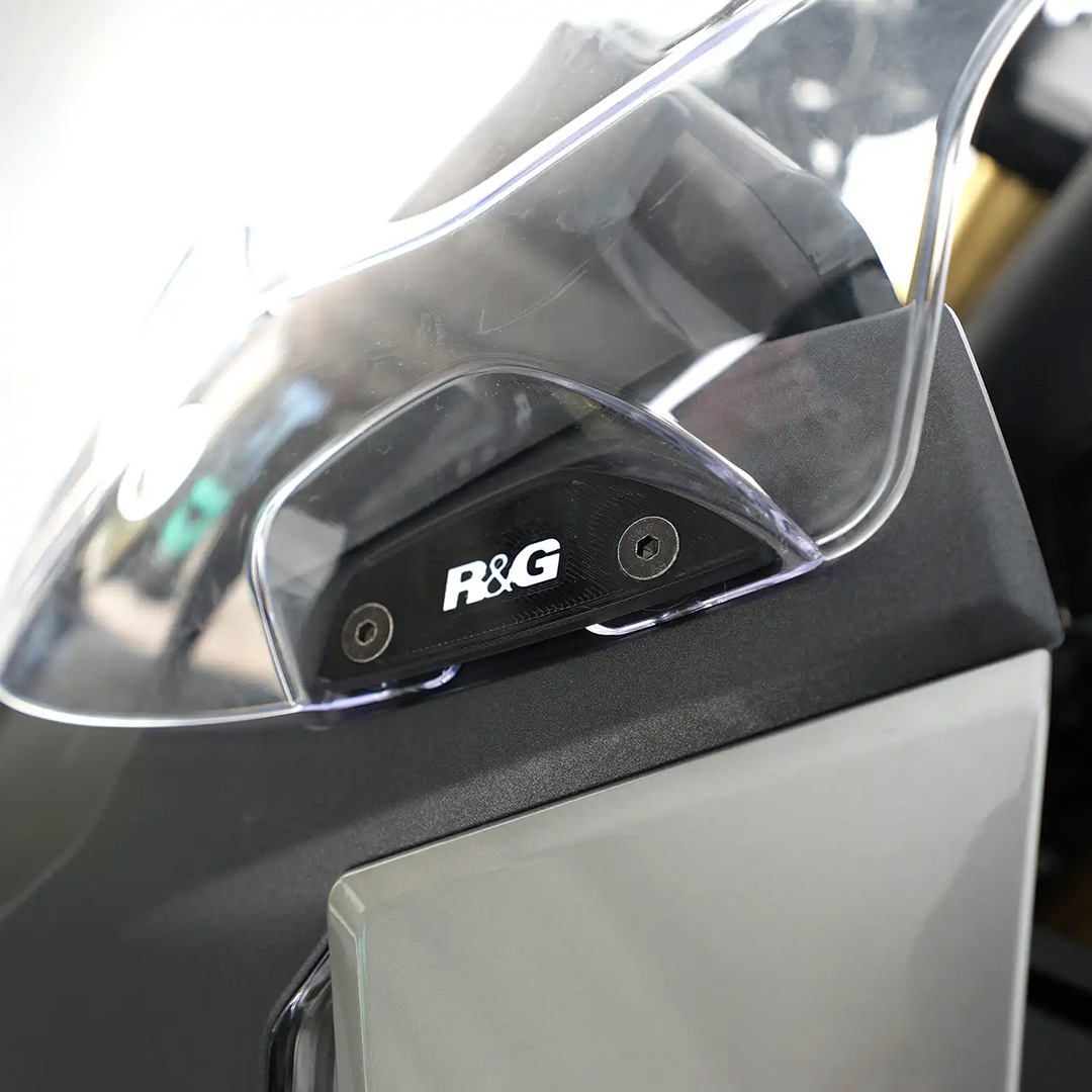 Mirror Blanking Plates for CFMoto 450SS/SR 23- R&G - Image 1