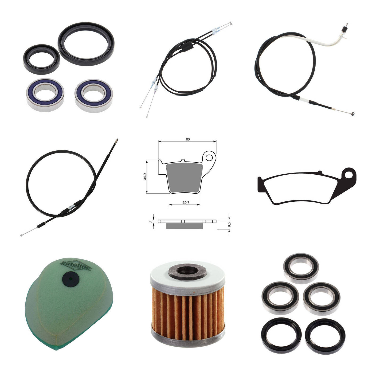 Offroad Refurb Kit - Honda CRF450X '07-'17 - Image 1