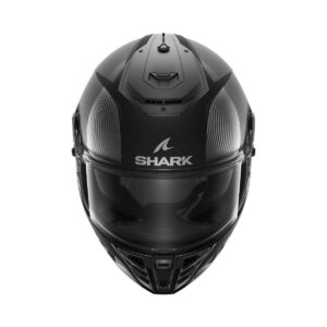 Shark Spartan RS Carbon Blank Mat Road Helmet + Visor Grey/Black - Image 2