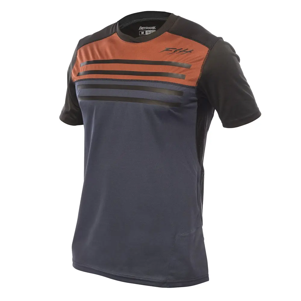 Fasthouse Alloy Sidewinder Short Sleeved Jersey Rust/Midnight Navy