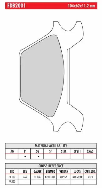 FERODO BRAKE BPADS