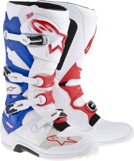Motocross Boots Alpinestars 2014 Tech-7 White/Blue/Red