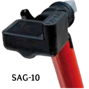 FRONT ADJUSTABLE STAND BLUE WITH SAC10 UNDERFORK ADAPTORS - Image 1
