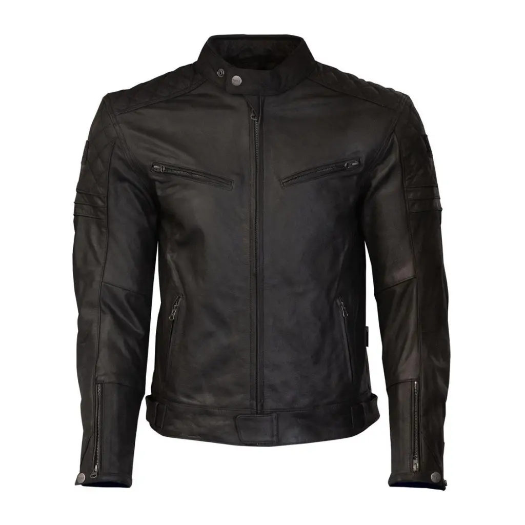 BSA Liberation Leather Road Jacket Black