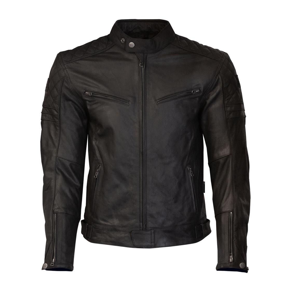 BSA Liberation Leather Road Jacket Black - Image 1
