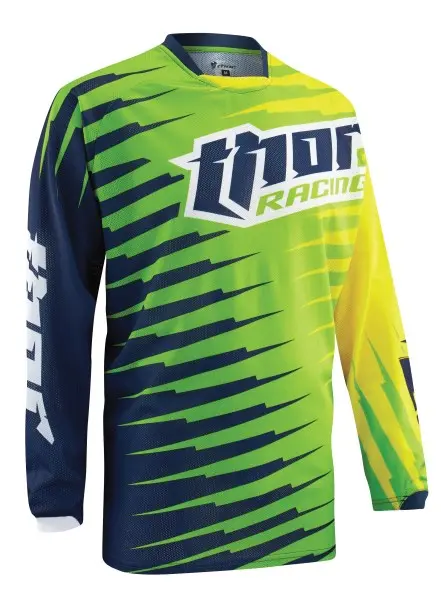 Motocross Jersey Thor 2015 Youth Phase Vented Rift Lime