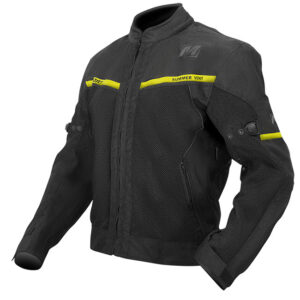 MotoDry Summer Vent Jacket Black/Hi-Viz - Image 1