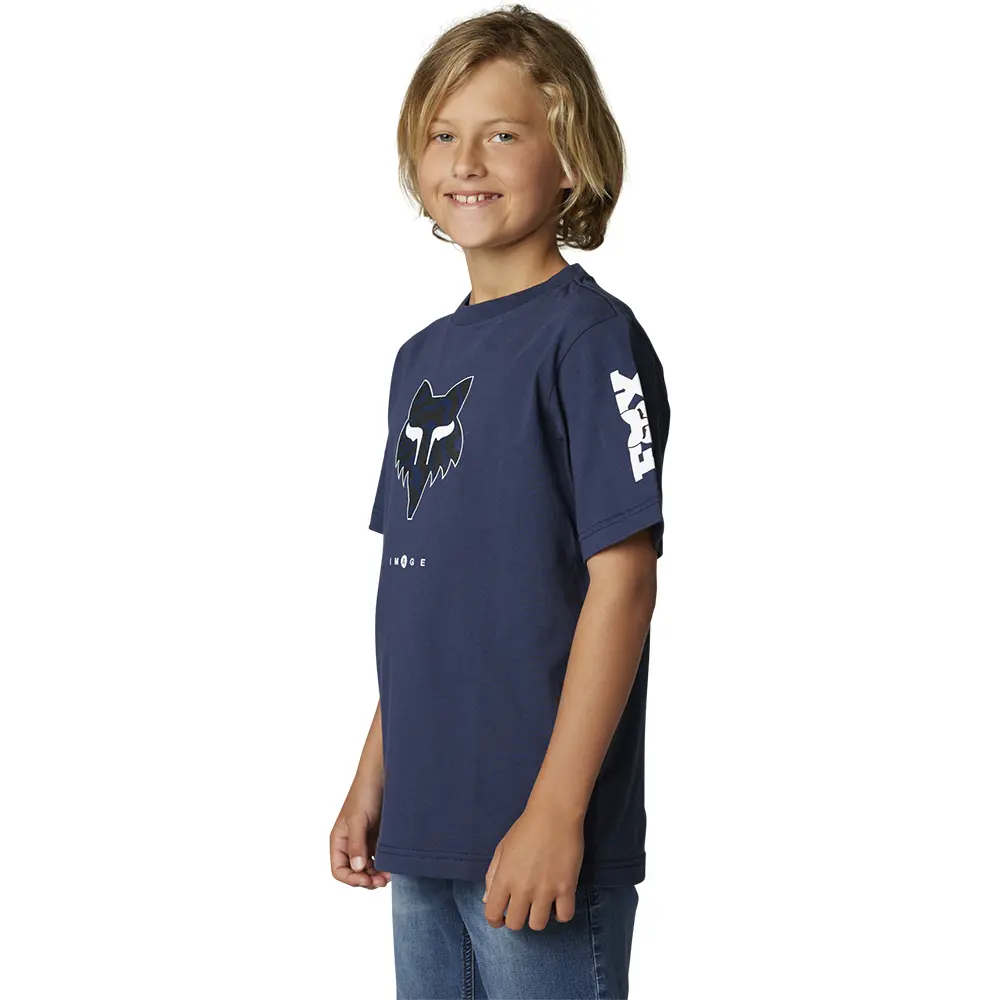 Fox Nuklr Head Tee Youth Deep Cobalt