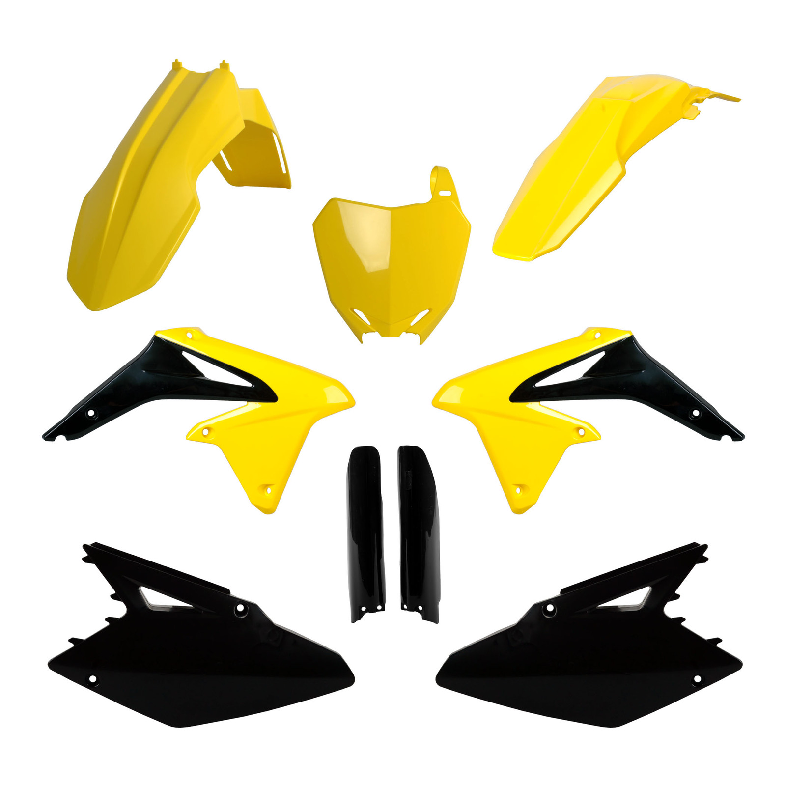 Polisport Full Plastic Kit - Suzuki RMZ450 (08-17) (OEM) - Image 1