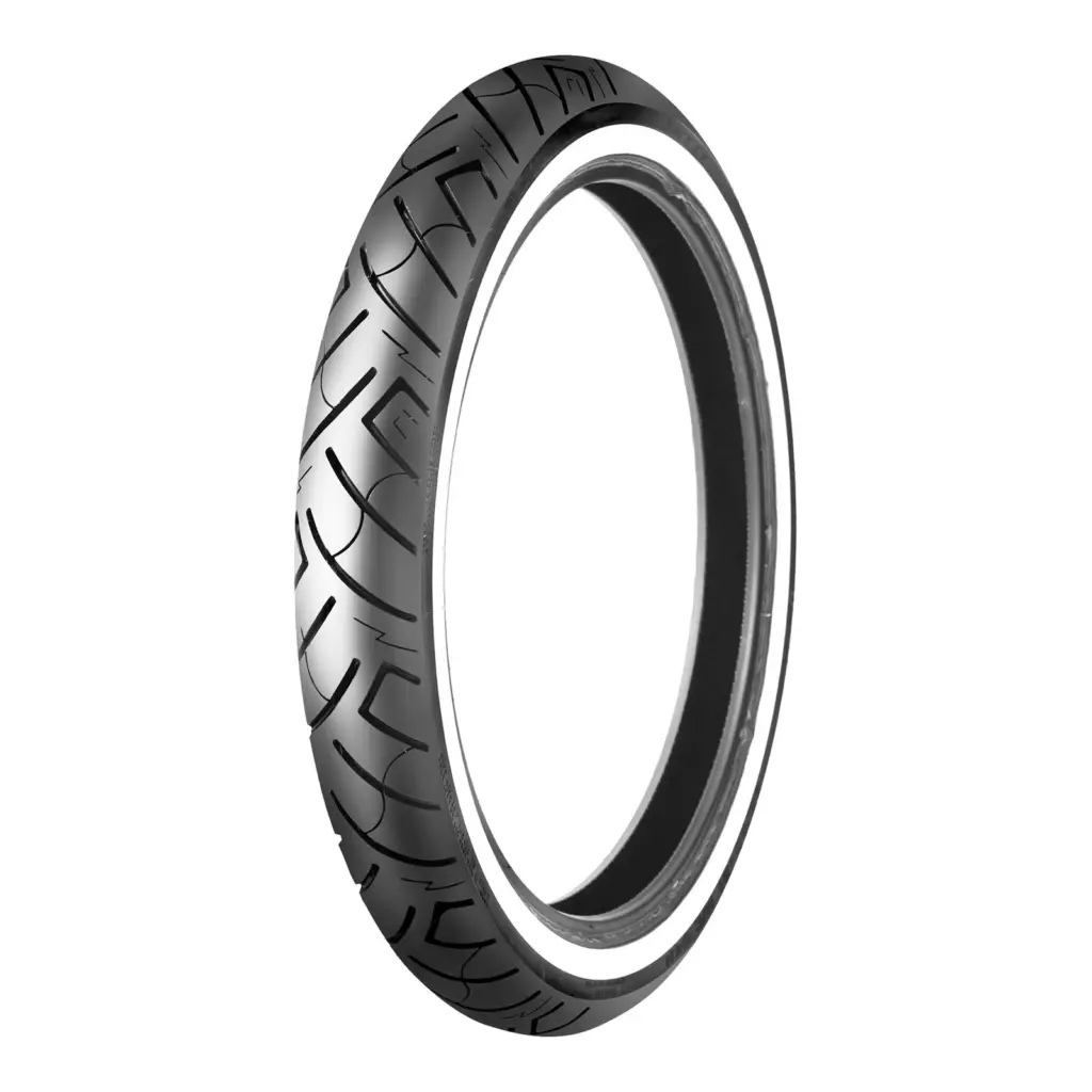 Shinko SR777 H-D Front Road Tyre Cruiser White Wall 120/70x21
