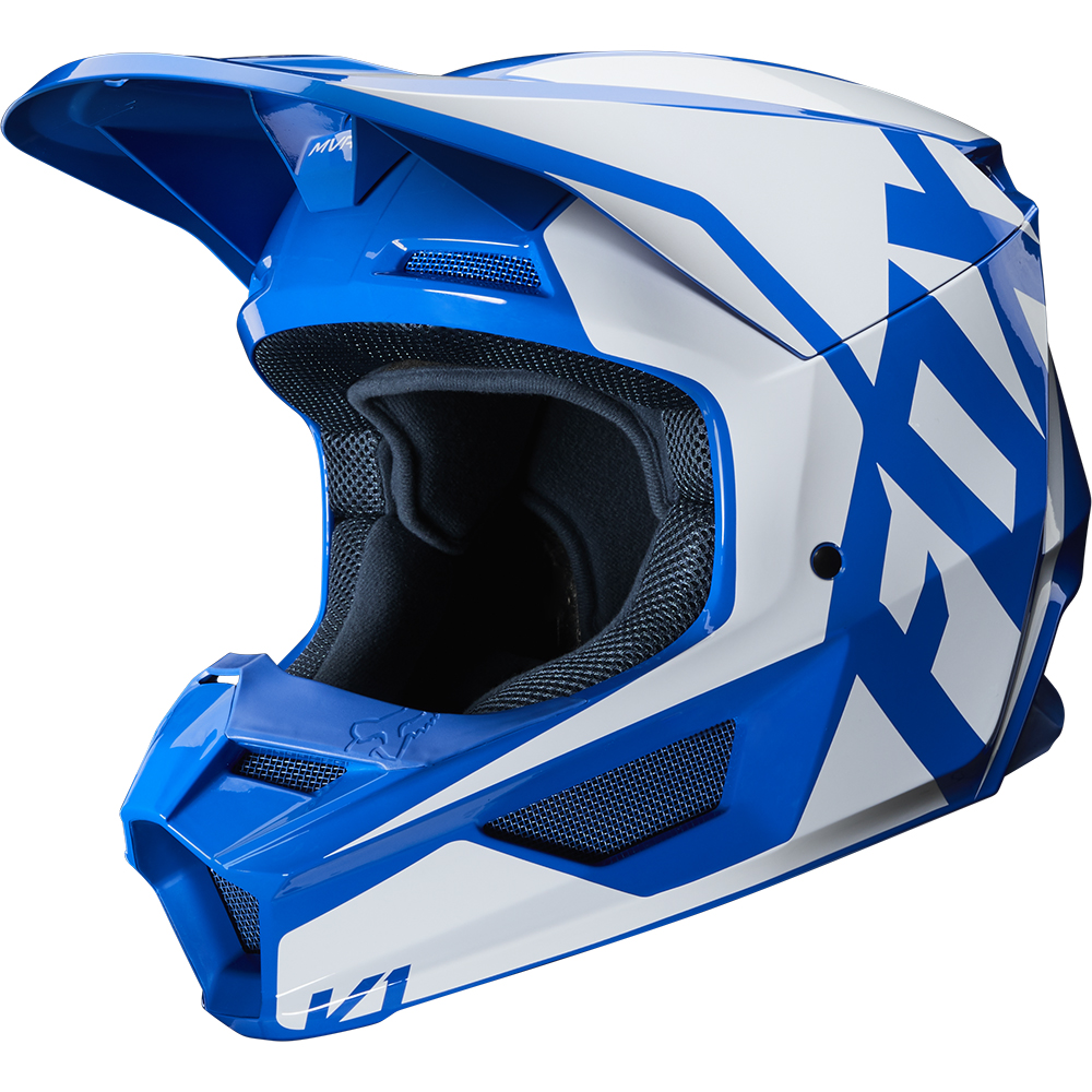 Motocross Helmet Fox V1 PRIX Blue - Image 2