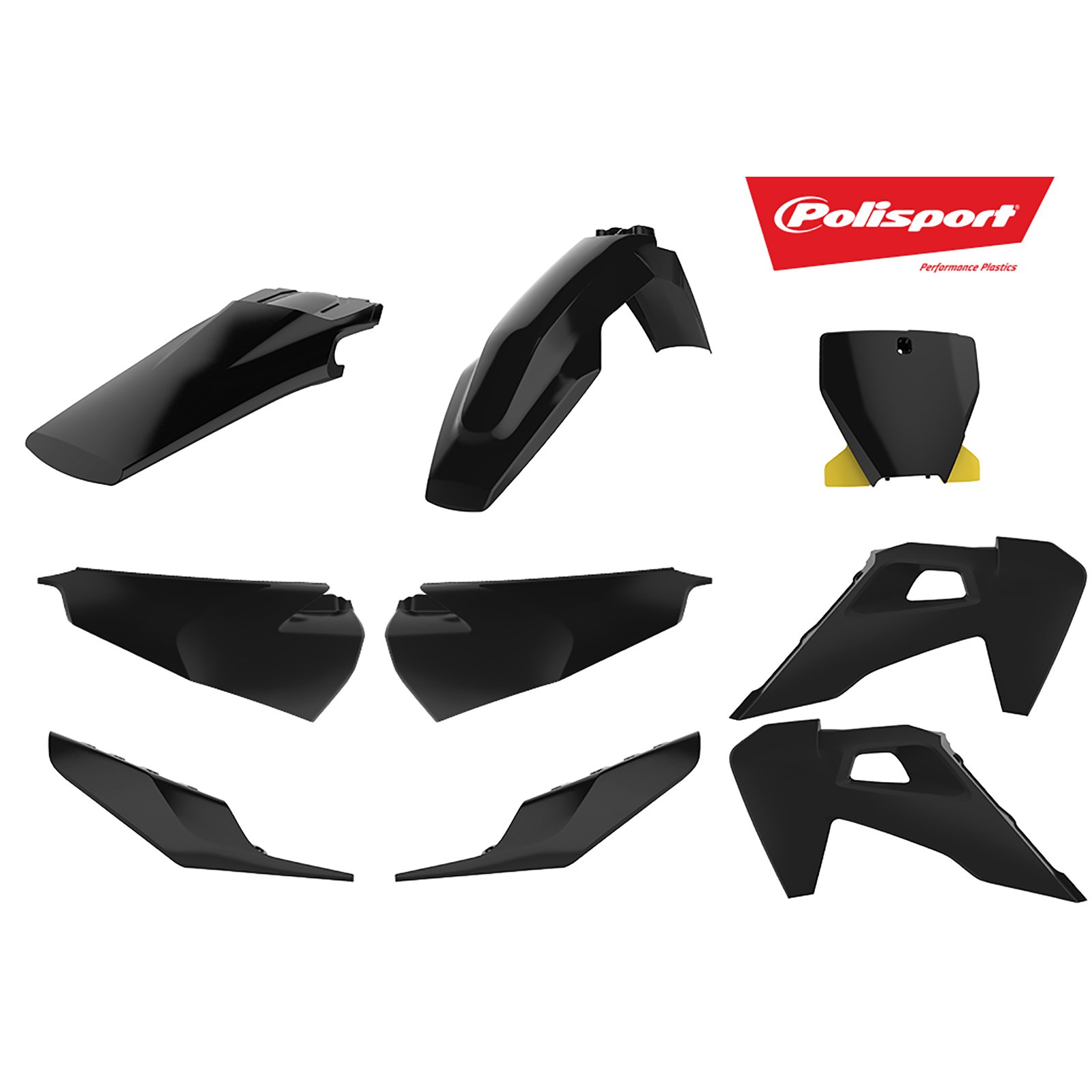 POLISPORT KIT HUSQ TC/FC 2019 BLK - Image 1