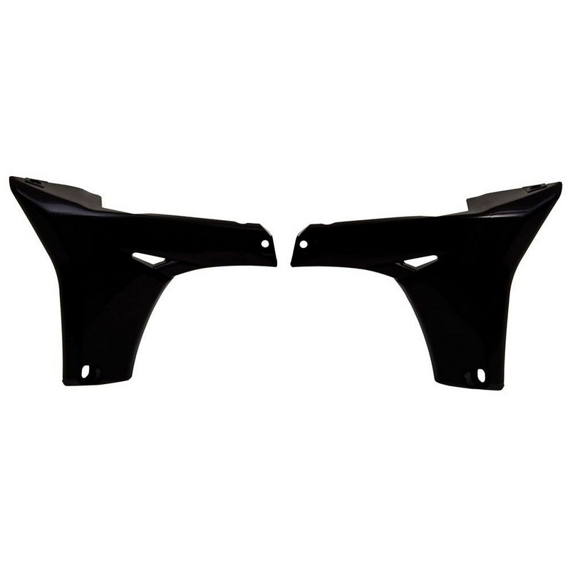 RADIATOR SHROUDS LOWER RTECH YZ450F 10-13 BLACK - Image 1