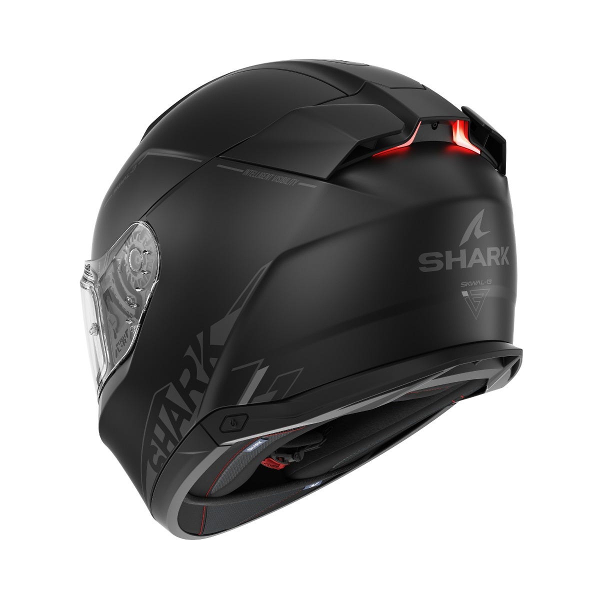 Shark SKWAL i3 Blank SP Road Helmet Matte Black/ Ant Black - Image 3