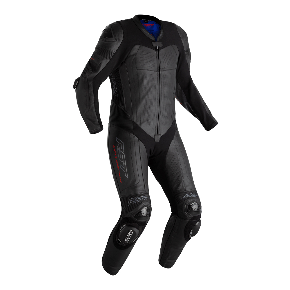 RST Pro Series Airbag CE 1-Pc Leather Suit Black - Image 1