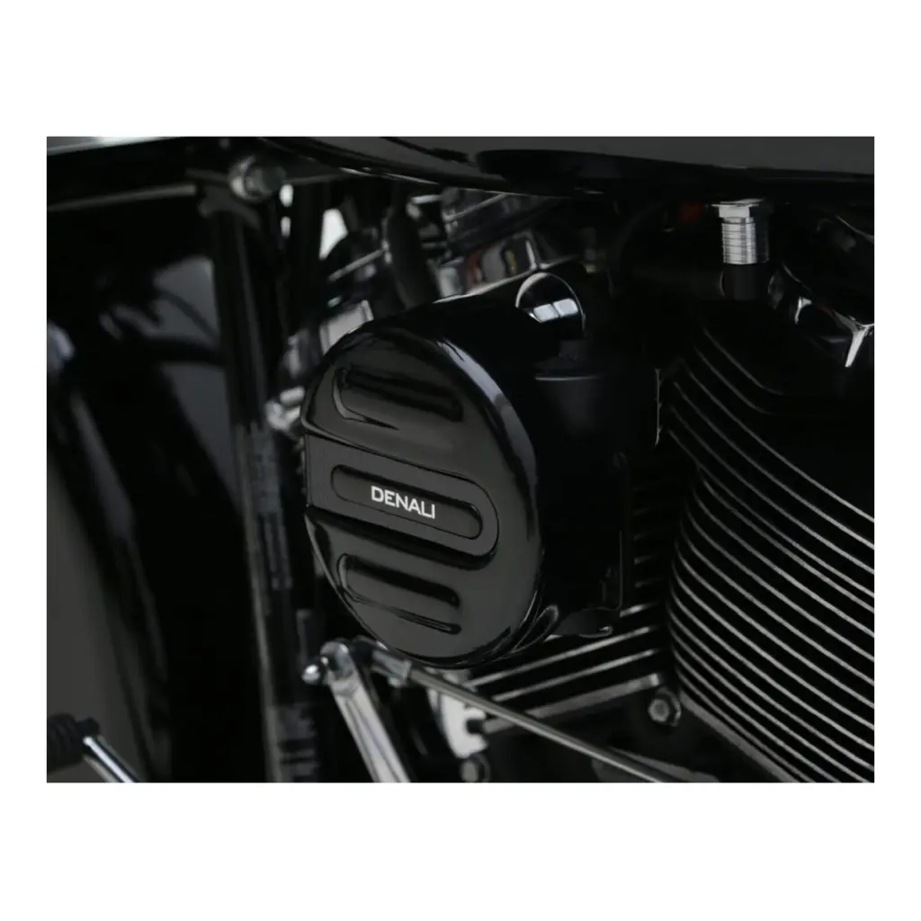 Denali SoundBomb V-Twin Dual-Tone Air Horn with Cover - Black