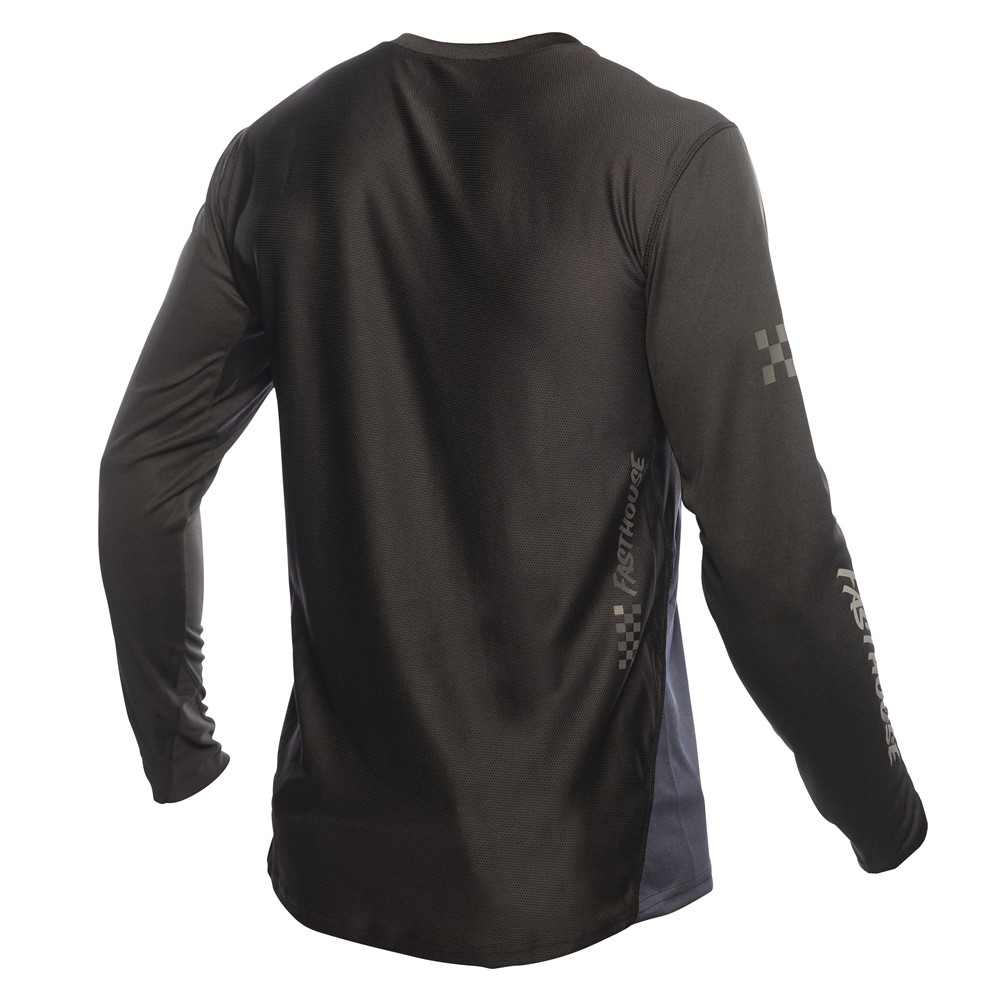 Fasthouse Alloy Sidewinder Long Sleeved Jersey Rust/Midnight Navy - Image 2