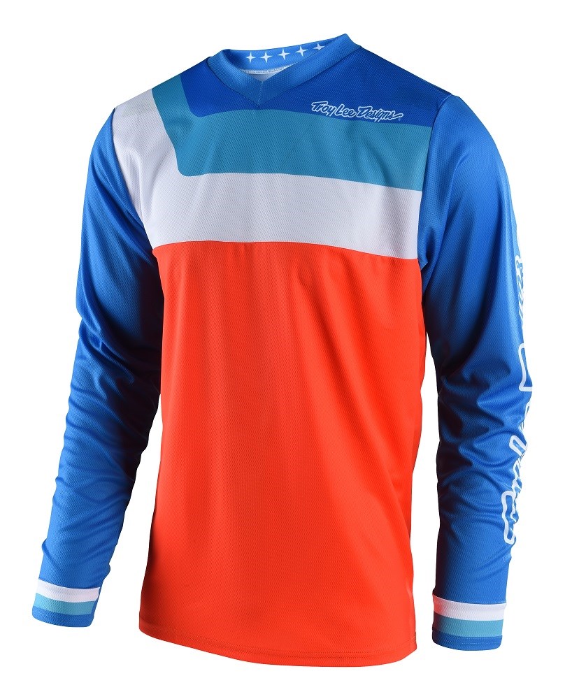 Motocross Jersey Troy Lee GP Prisma Orange - Image 1