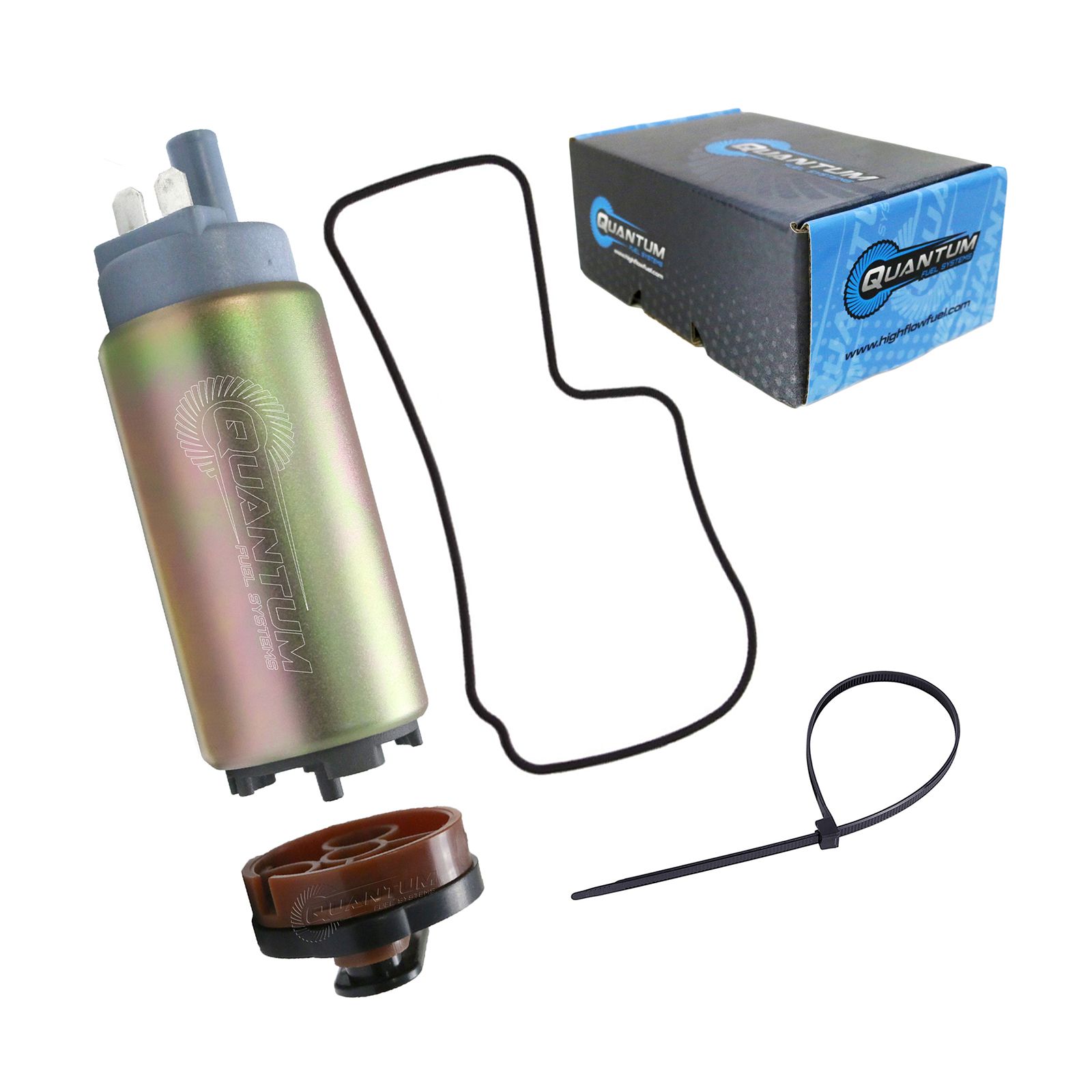 QUANTUM VST/OUTBOARD EFI  FUEL PUMP W/ TNK SEAL, FLTR, STRNR - Image 1