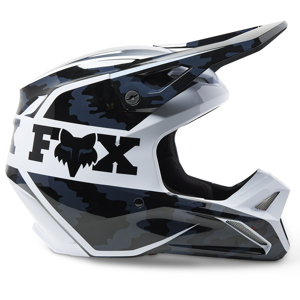 Fox V1 NUKLR MIPS ECE Motocross Helmet Youth Black - Image 2