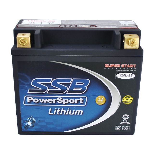 MOTORCYCLE AND POWERSPORTS BATTERY LITHIUM ION 12V 700CCA BY SSB LIGHTWEIGHT LITHIUM ION PHOSPHATE - Image 1