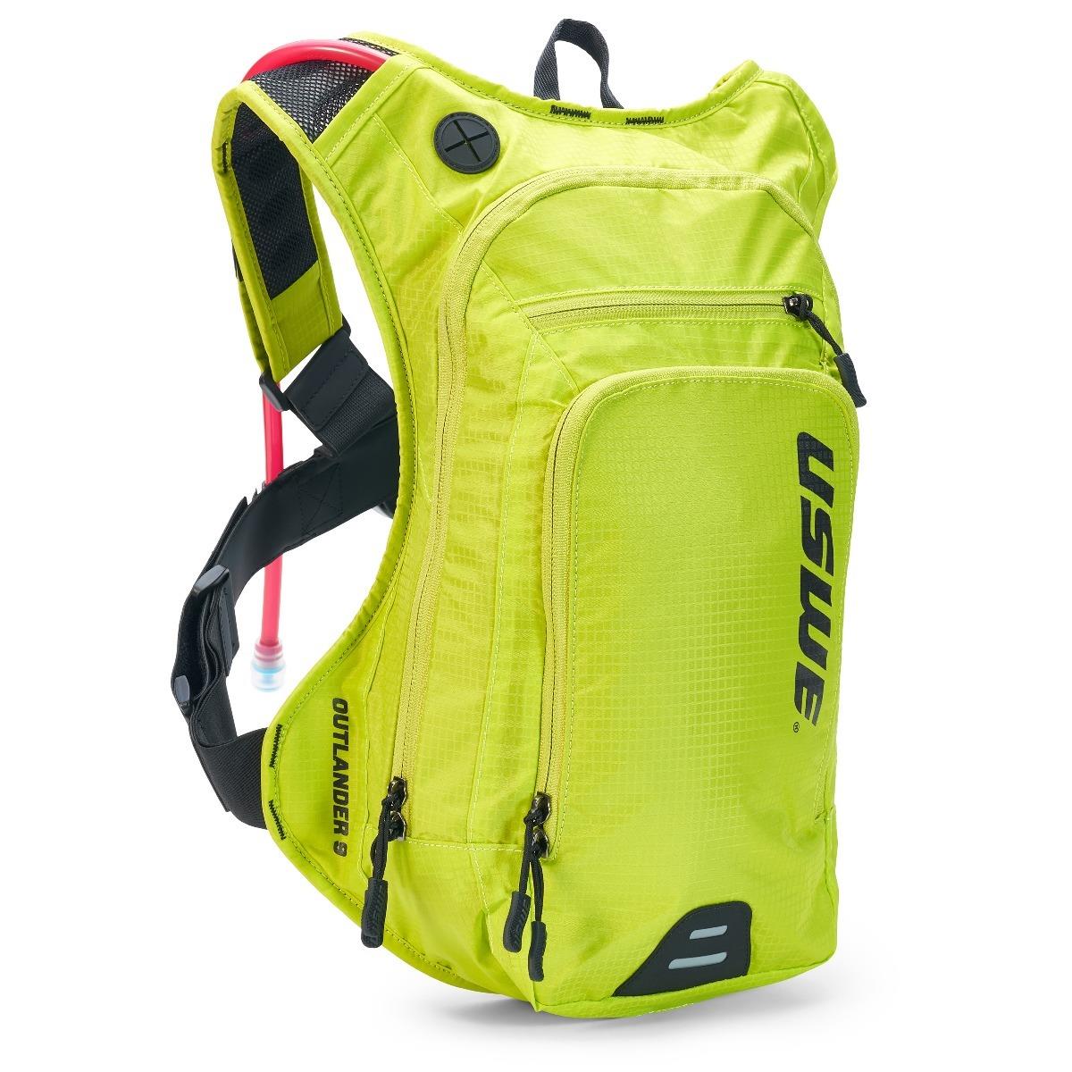 USWE Outlander Hydration Pack Crazy Yellow 9L - Image 1
