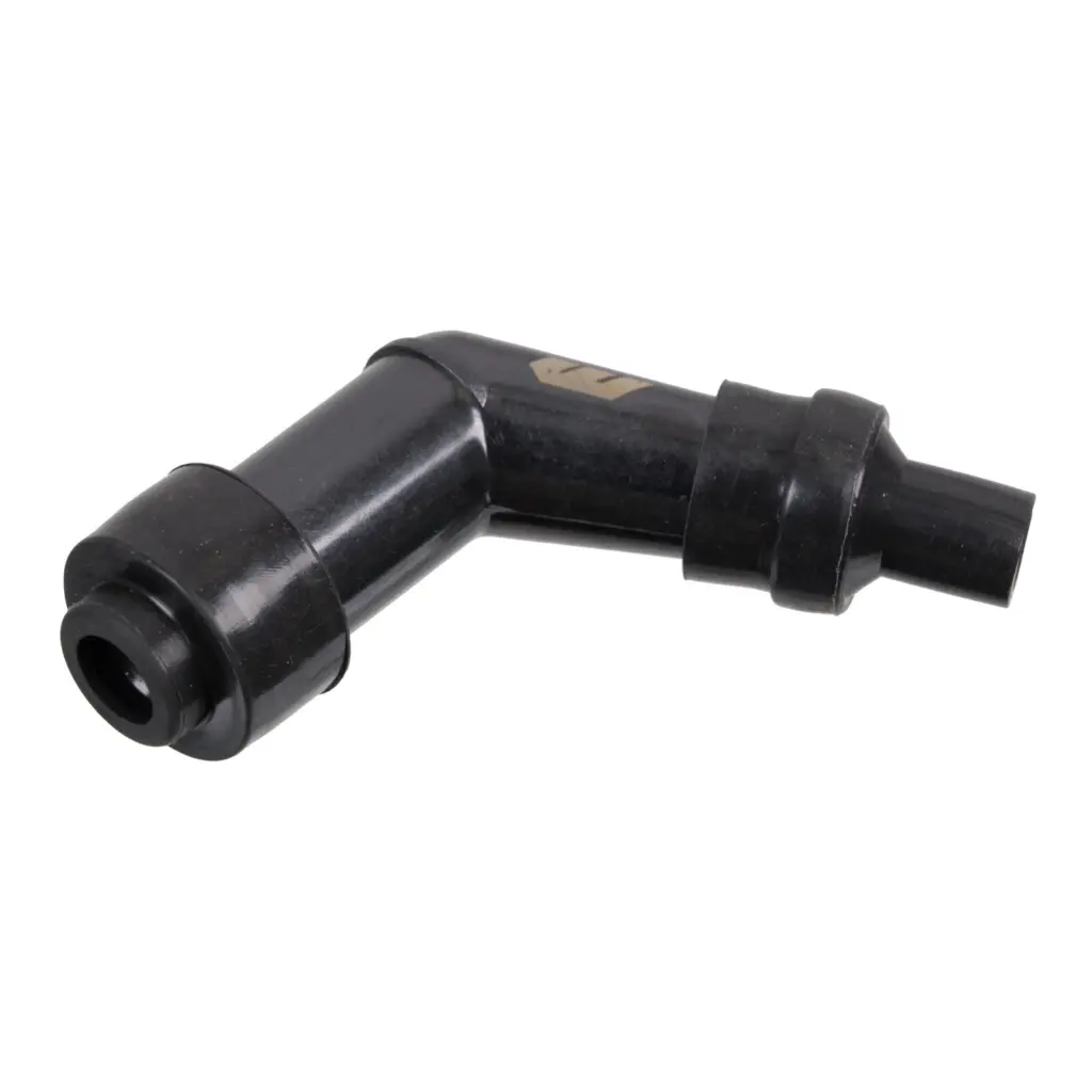WMP Spark Plug Cap (Replaces VD05EG) Long Right Angle - Black