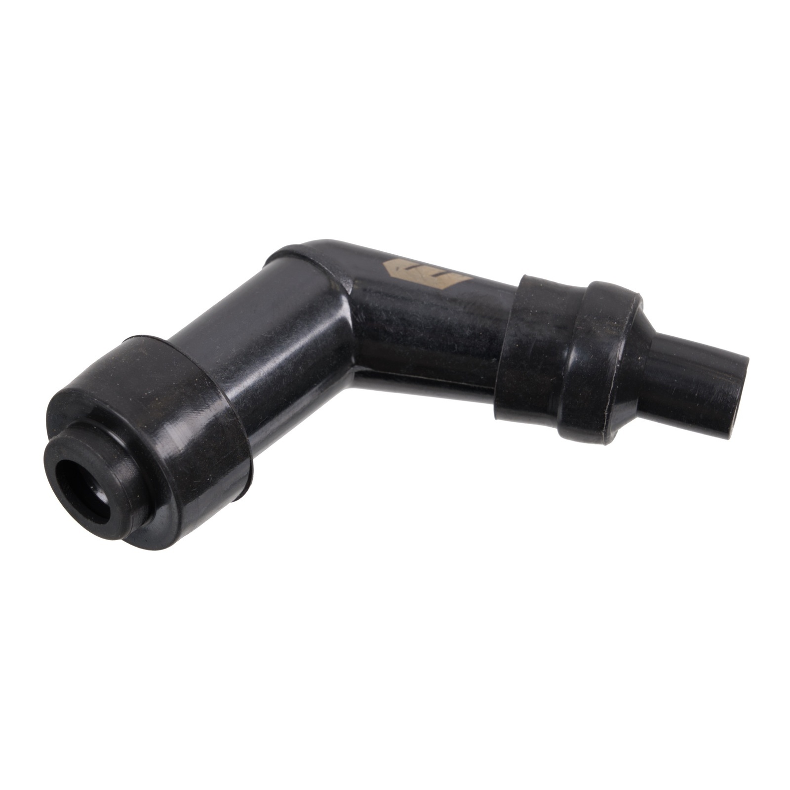 WMP Spark Plug Cap (Replaces VD05EG) Long Right Angle - Black - Image 1