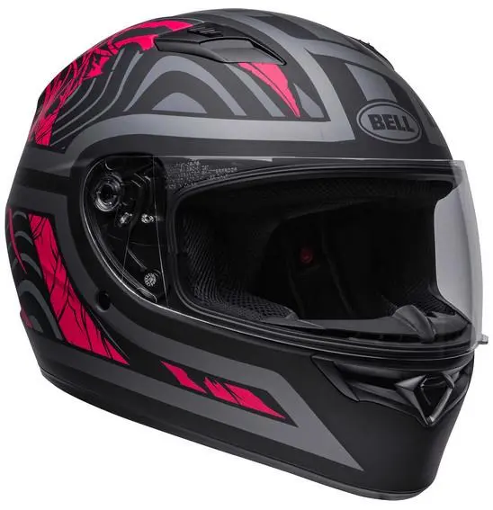 Bell Qualifier Rebel Road Helmet Black/Pink