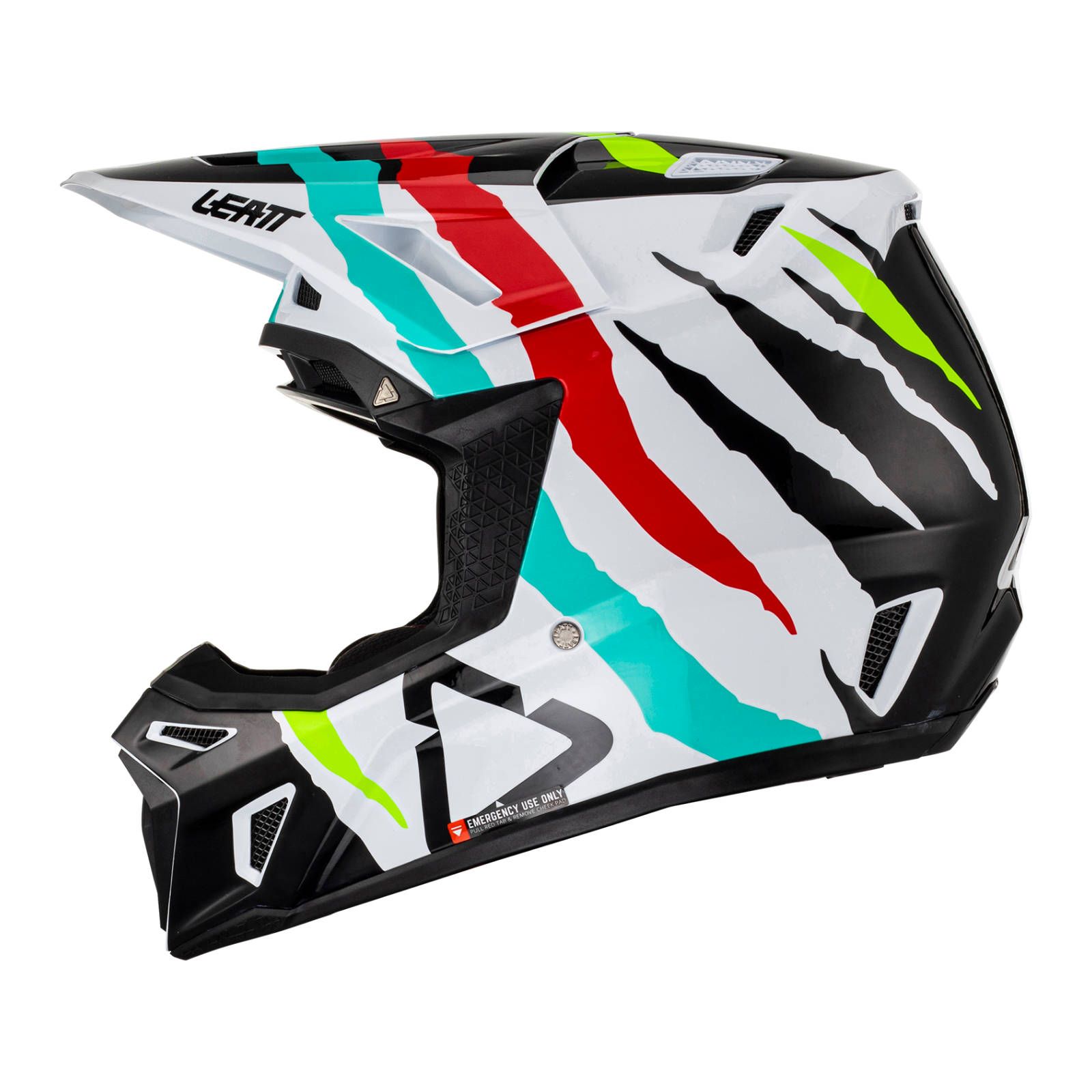 Leatt Moto 8.5 V23 Motocross Helmet Kit Tiger - Image 3