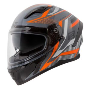 Rjays Apex 3 Ignite Road Helmet Grey/Orange - Image 2