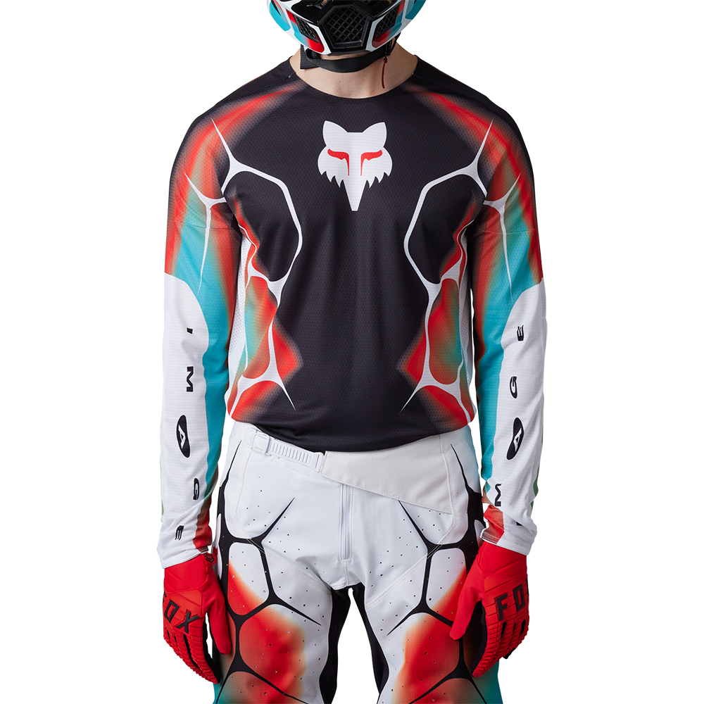 Fox 360 SYZ Motocross Jeresy Black/White - Image 2
