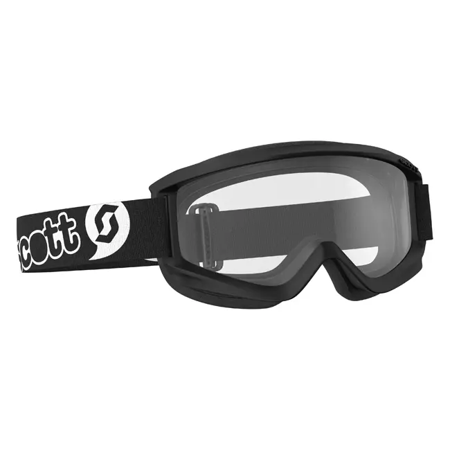 Agent Goggle Black Clear Lens Scott Youth