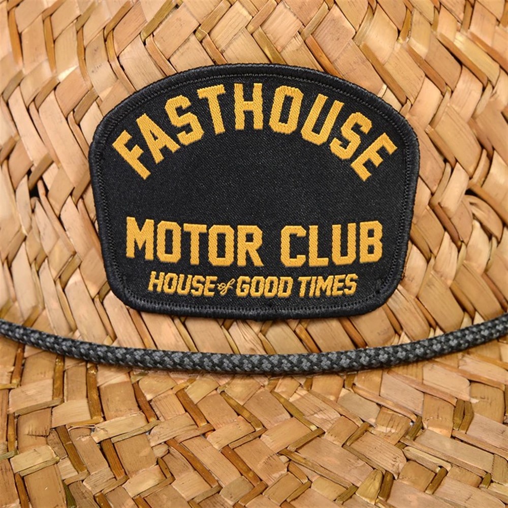 Fasthouse Brigade Straw Hat Dark Brown - One Size - Image 3