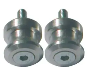 8mm REAR STAND BOBBIN SET TITANIUM -ALT. BL NAM8