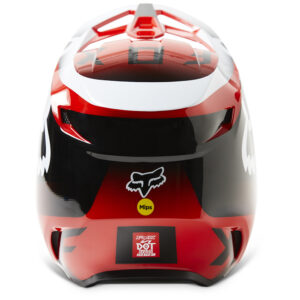 Fox V1 Leed MIPS ECE Motocross Helmet Flo Red - Image 6