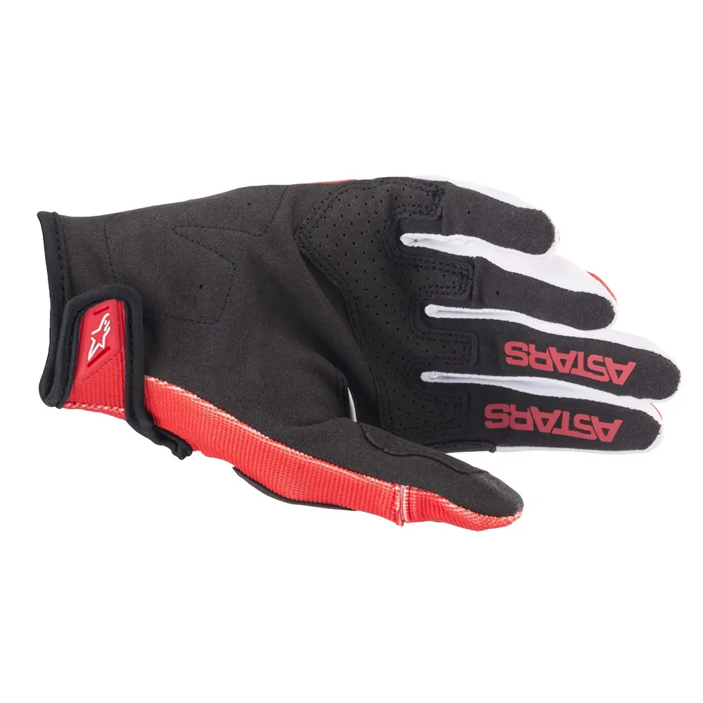 Alpinestars Techstar Motocross Gloves Bright Red/Black