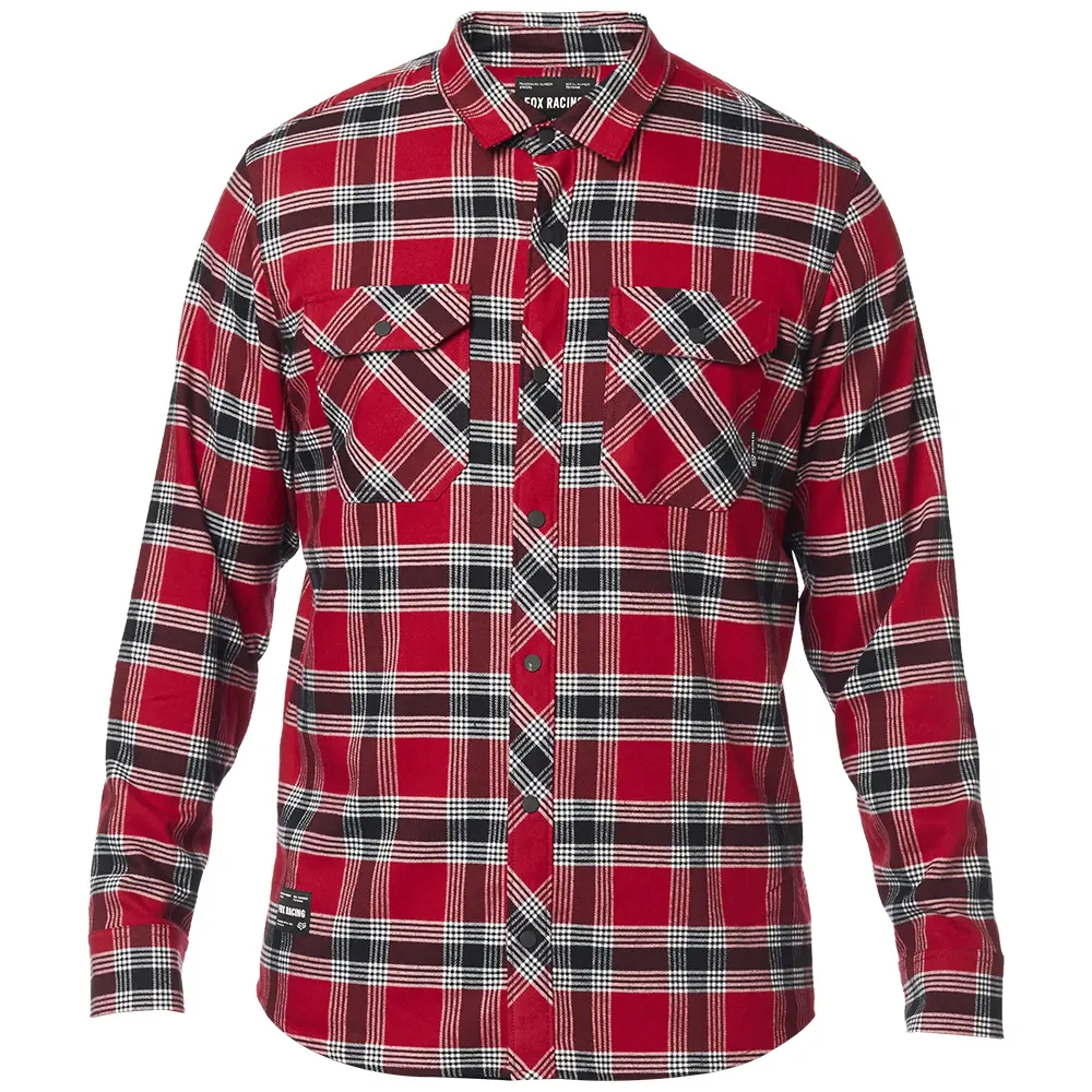 Flannel Fox Fusion Tech Cardinal
