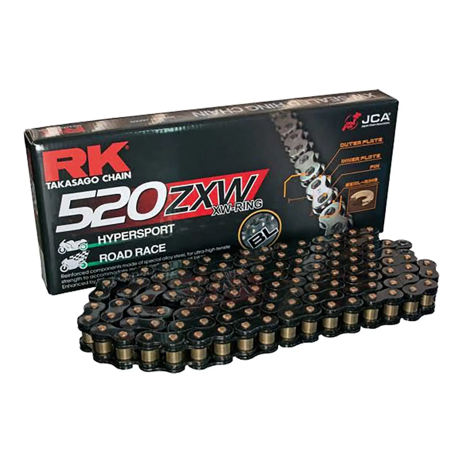 CHAIN RK BLK 520XZXW x 120 BLK XW-RING – HYPERSPORTS