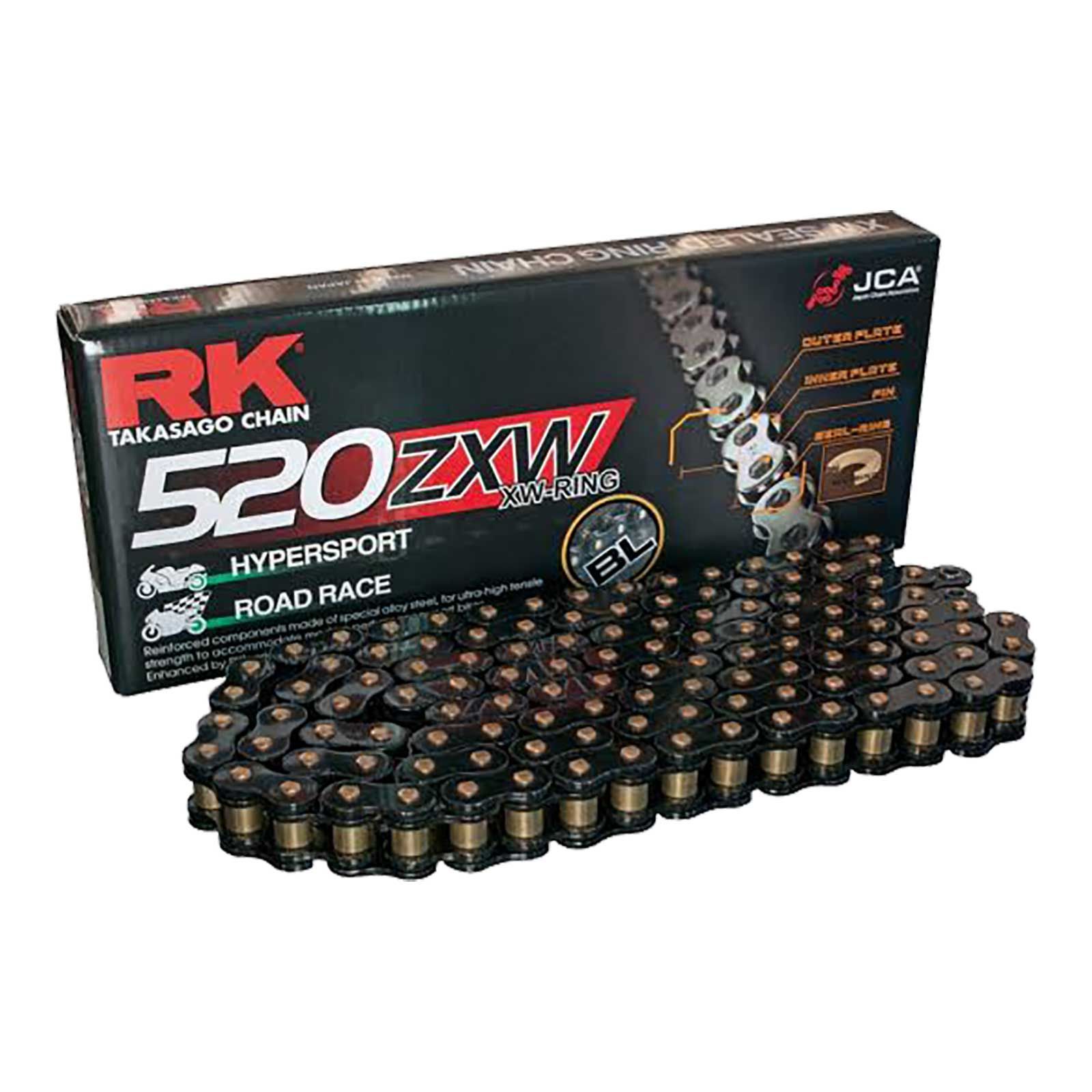 CHAIN RK BLK 520XZXW x 120 BLK XW-RING - HYPERSPORTS - Image 1