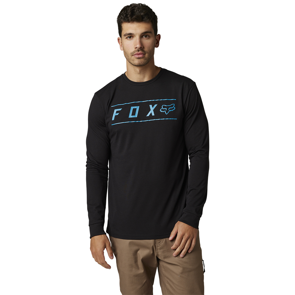 Fox Pinnacle Long Sleeve Tech Tee Black - Image 1