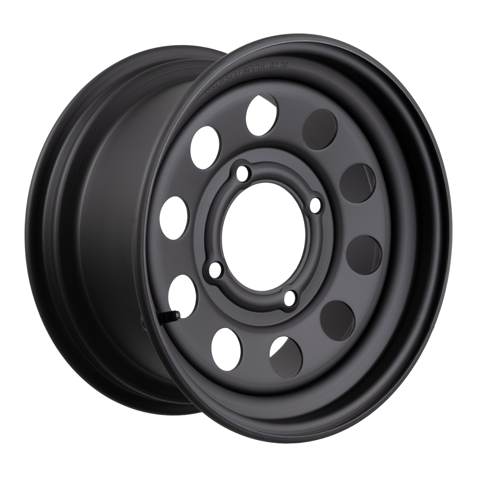 WMP ATV UTV Steel Rim Black 14 x 7 Honda Front 4/137 +30 - Image 1