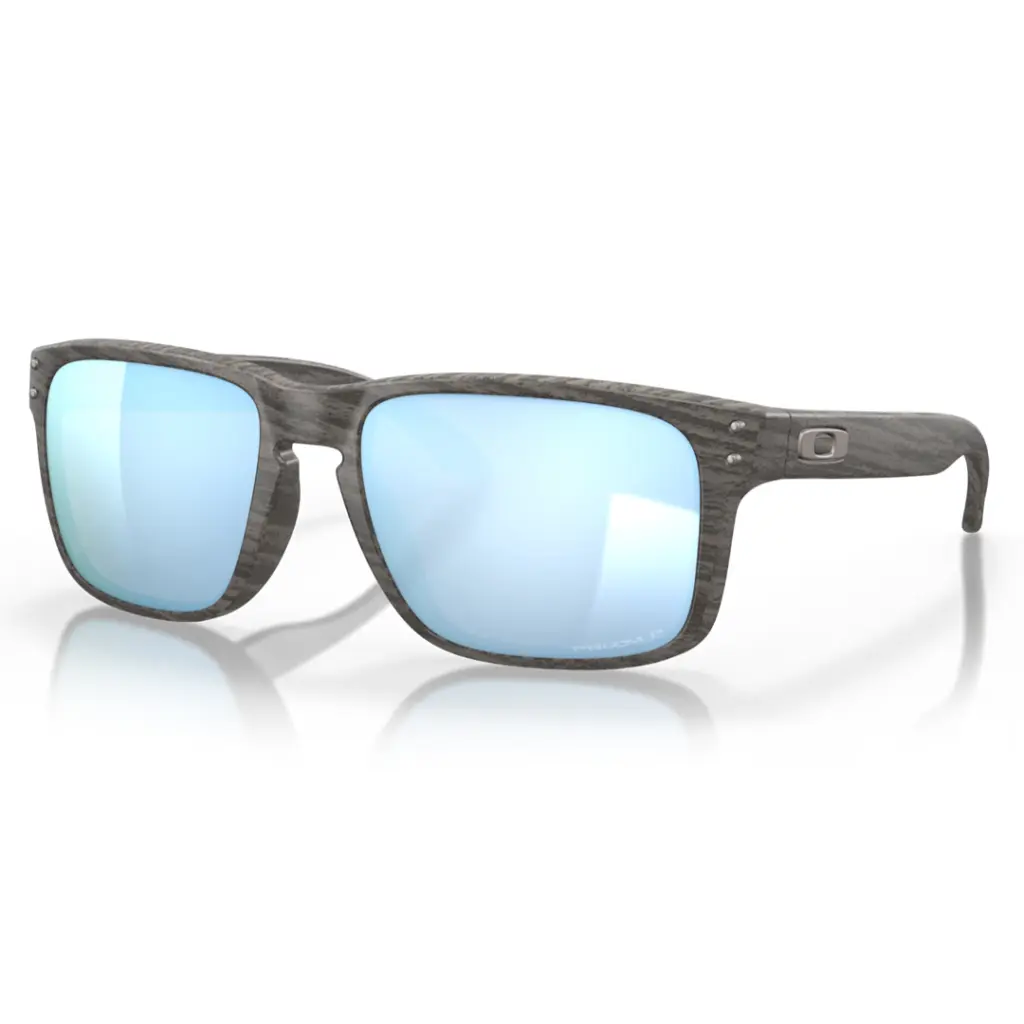 Oakley Holbrook Sunglasses Woodgrain w/ PRIZM Deep Water Polarized Lens