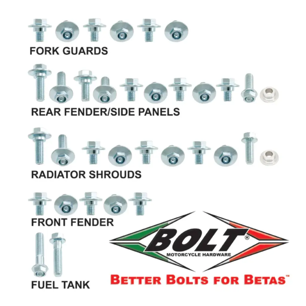 BOLT BODY WORK FASTENER KIT - BETA