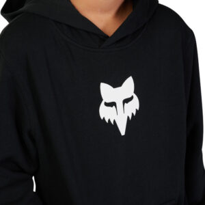 Fox Head Fleece Pullover Youth Black - Image 2