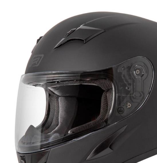 Rjays Grid Road Helmet Matt Black - Image 1