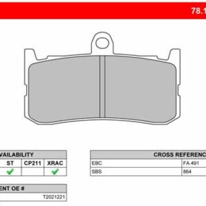 FERODO BRAKE BPADS FDB2252ST - Image 149